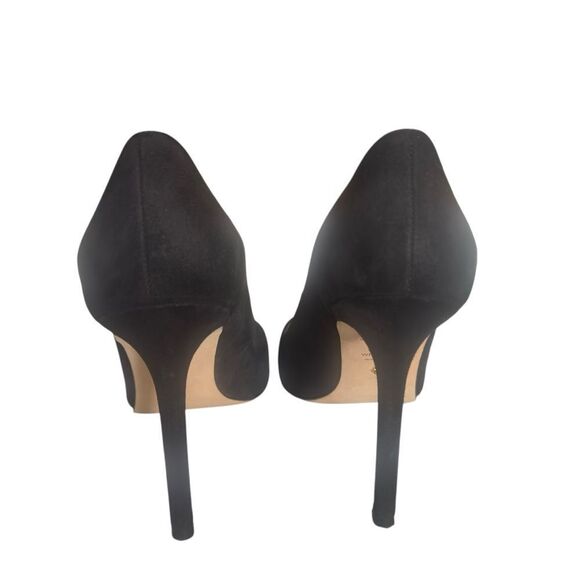 Stuart Weitzman Black Suede Pointy High Heels Size 9 - Picture 6 of 15